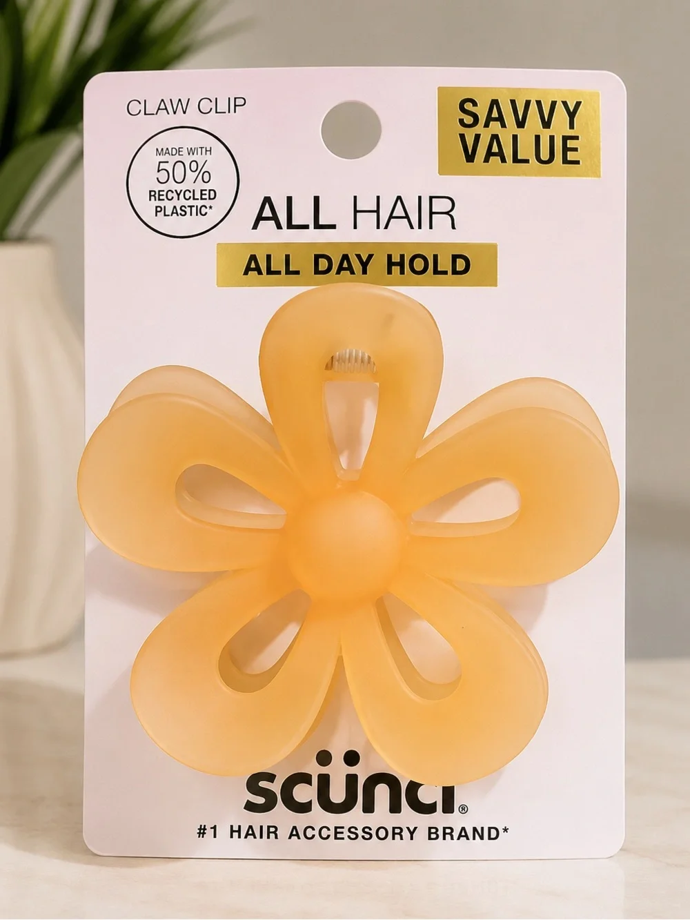 NEW Claw Clip Bundle Neutral Hair Clips Flower Clips 6-Piece Set